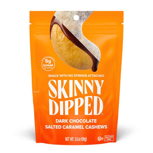 Dark Chocolate Salted Caramel Cashew's Skinny Dipped