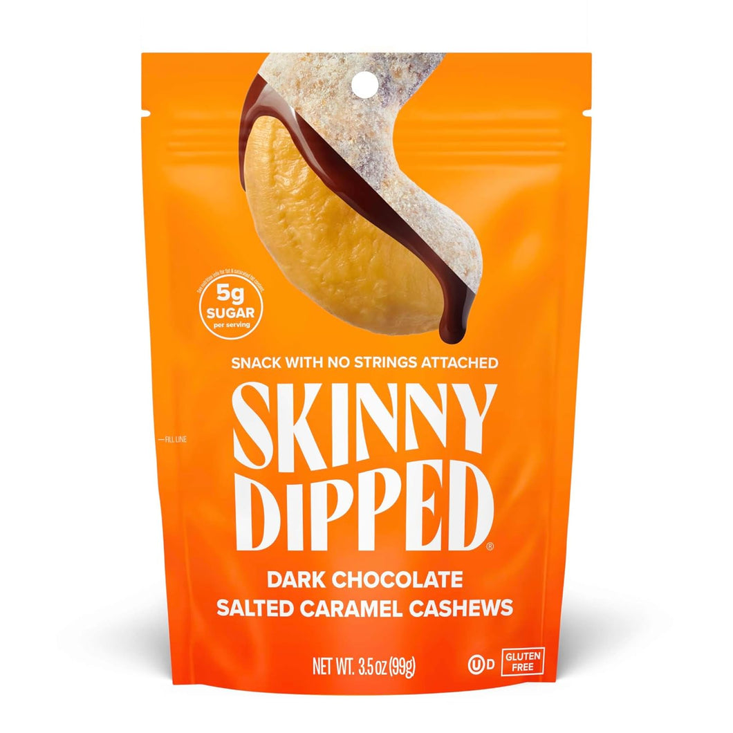 Dark Chocolate Salted Caramel Cashew's Skinny Dipped
