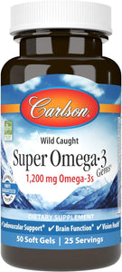 Carlson Super Omega3 Gems 50 Sg