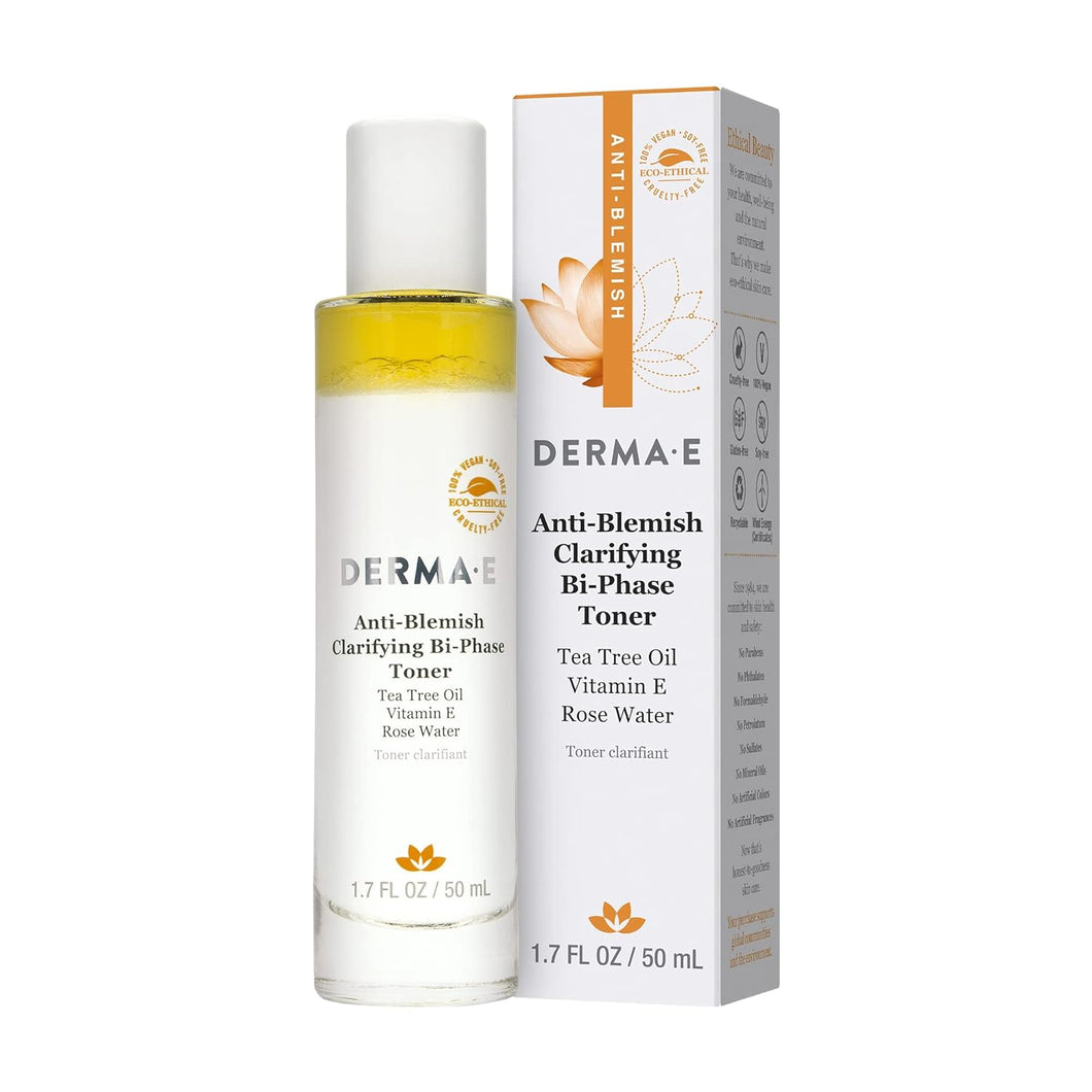 Derma E Anti Blemish Bi Phase Toner 1.7 Oz
