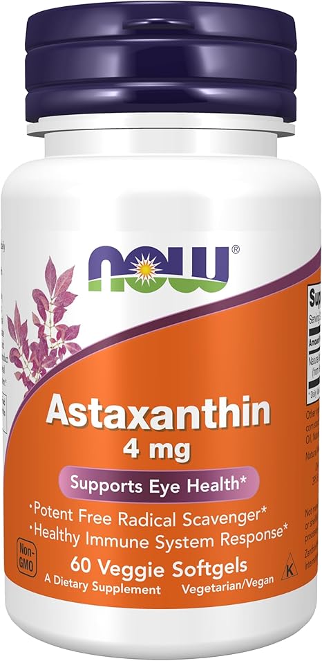 Now Astaxanthin 4mg 60vsg