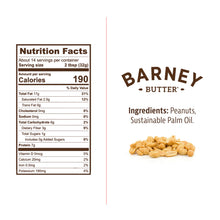 Load image into Gallery viewer, Barney Butter- Peanut Butter Spread, Bare Smooth 16oz

