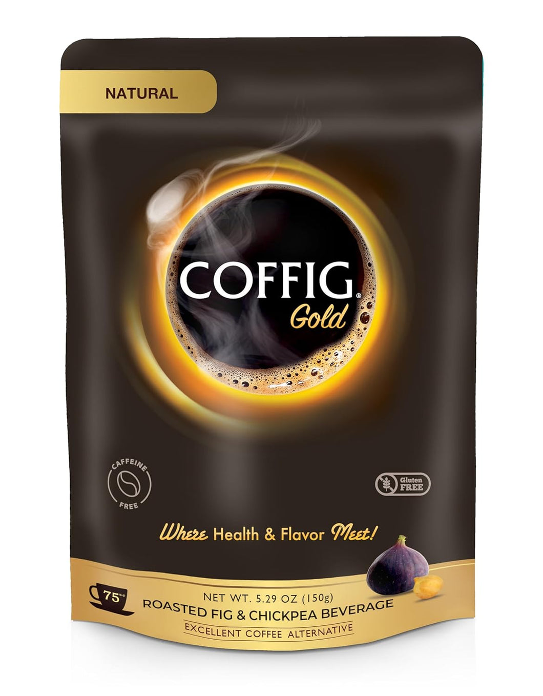 Coffig Gold Organic Roasted Fig & Chickpea Beverage 5.29oz