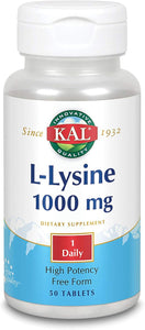 KAL L-Lysine 1000 mg 50 T