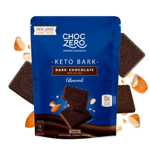 Choc Zero Keto Bark Dark Chocolate Almond