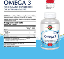 Load image into Gallery viewer, KAL Omega-3 Fish Oil 120 SG
