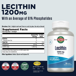 KAL Lecithin 1200 mg 100 SG