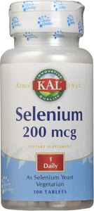 KAL Selenium 200 mcg 100 T