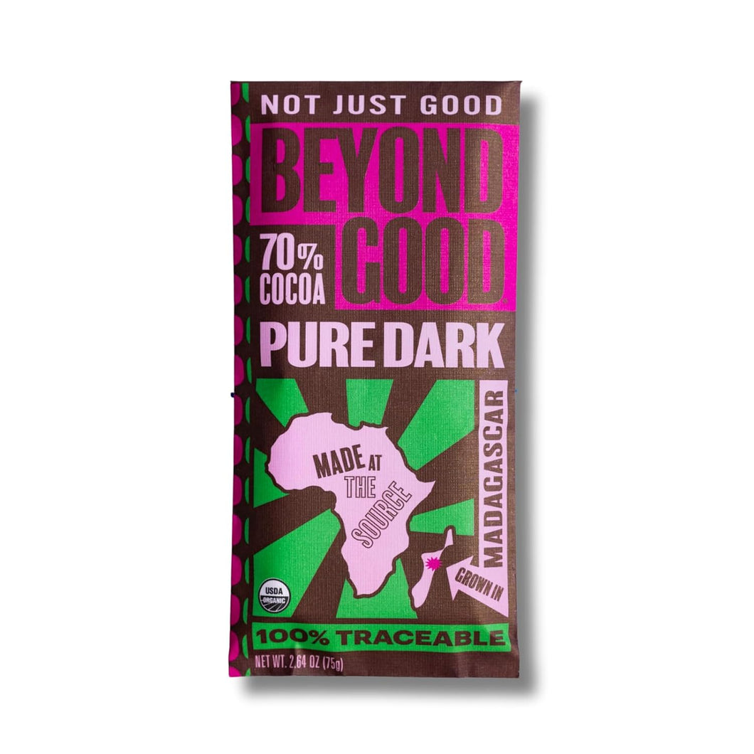 Beyond Good Organic Pure Dark Bar 2.64oz