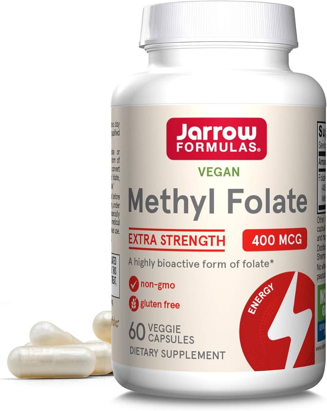 Jarrow Fromulas Vegan Methyl Folate 400 mcg