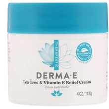 Load image into Gallery viewer, Derma E Tea Tree &amp; Vit E Cream Ogc 4oz
