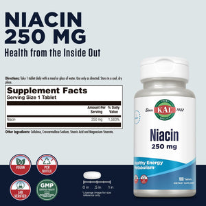 KAL Niacin 250 mg 100 T