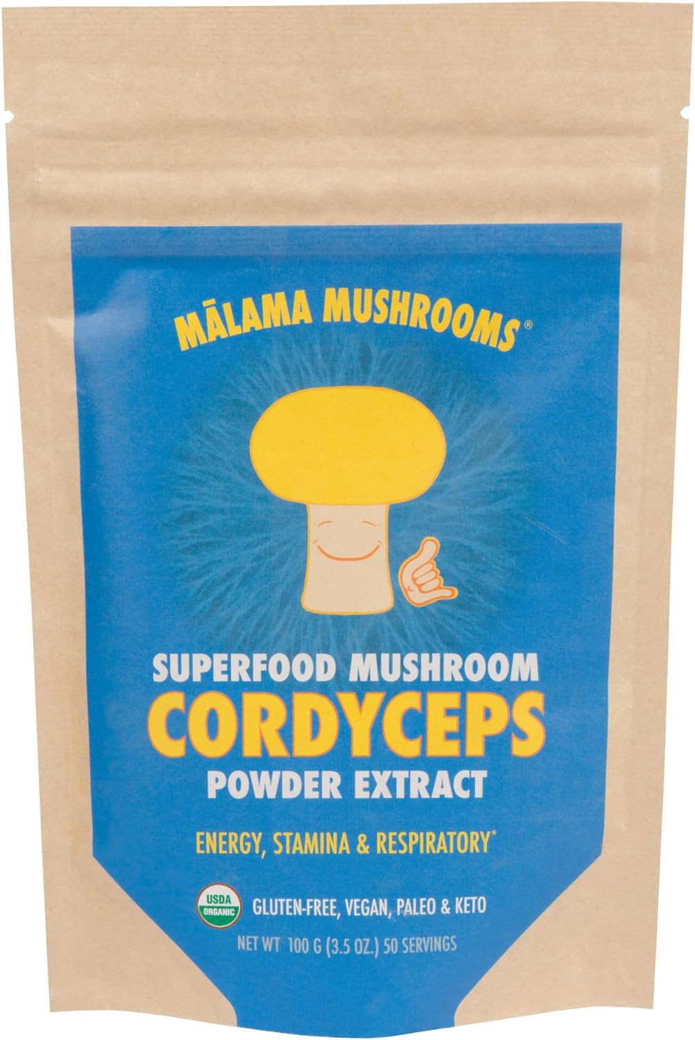 MM Organic Cordyceps Powder Extract 3.5oz