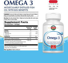 Load image into Gallery viewer, KAL Omega-3 Fish Oil 60 SG
