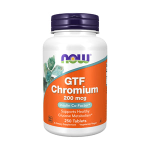 Now GTF Chromium 200mcg 250t