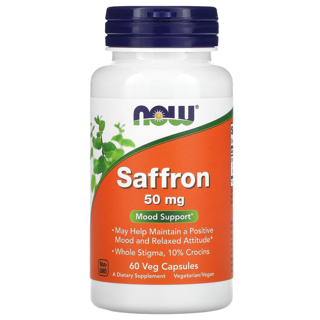 Now Saffron 50mg 60vc