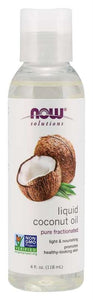 Now Liquid Coconut Oil 4oz