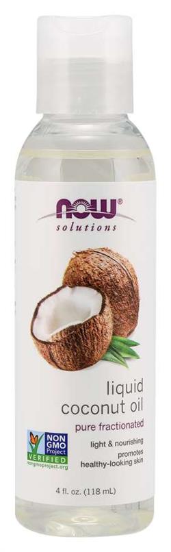 Now Liquid Coconut Oil 4oz