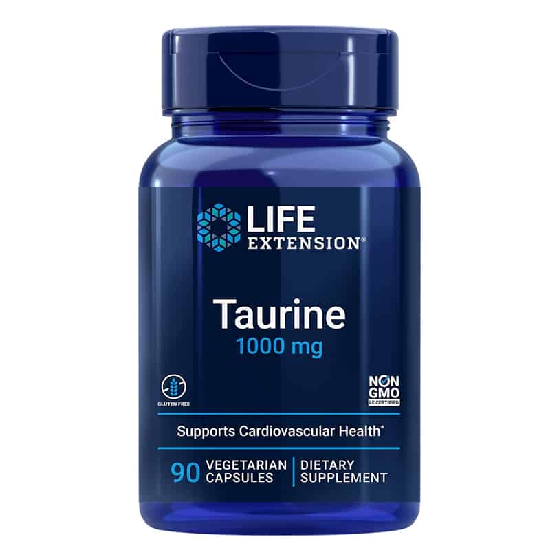 Life Extension Taurine 1000mg 90vc