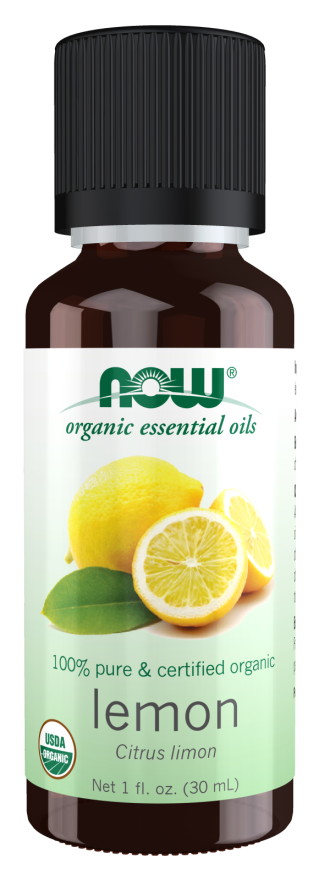 NOW Organic Lemon Essential Oil