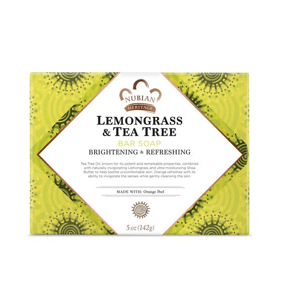 Nubian Bar Soap Lemongrass & Tea Tree