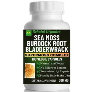 BO Sea Moss Burdock Root Bladderwrack 500mg