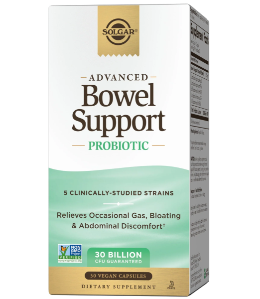 Solgar Advanced Bowel Support Probiotic 30vc