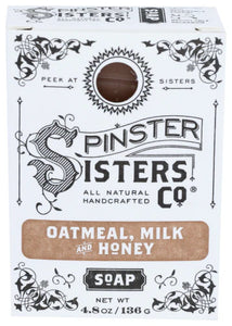 Spinster Sisters Co Oatmeal, Milk and Honey Bar Soap 4.5oz