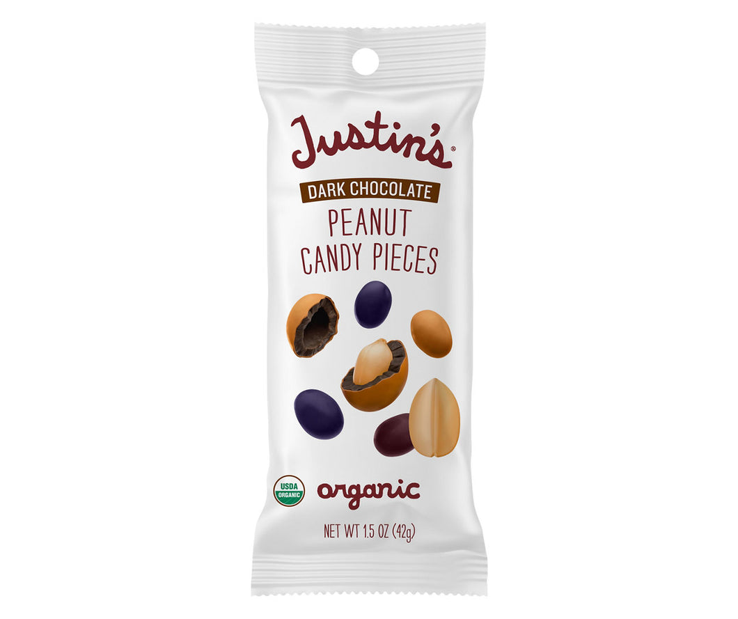 Justin's Dark Chocolate Peanut Candy Pieces 1.5oz