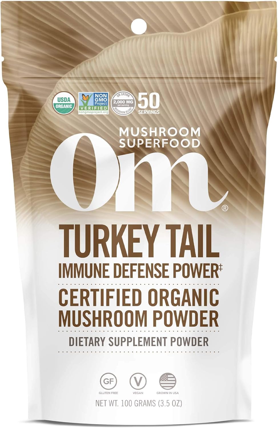 OM Mushrooms Org Turkey Tail Powder 3.50oz
