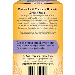 Cinnamon Horchata Stress+Sleep Yogi Tea