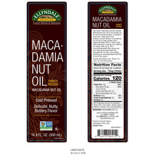 Load image into Gallery viewer, Ellyndale Macadamia Nut Oil
