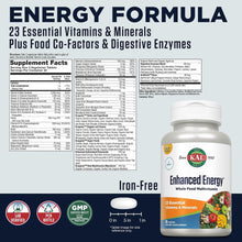 Load image into Gallery viewer, KAL Iron Free Energy Multivitamin 90 T
