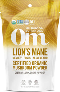Om Chaga Organic Lion's Mane Powder