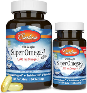 Carlson Super Omega 3 Gems 1200 mg