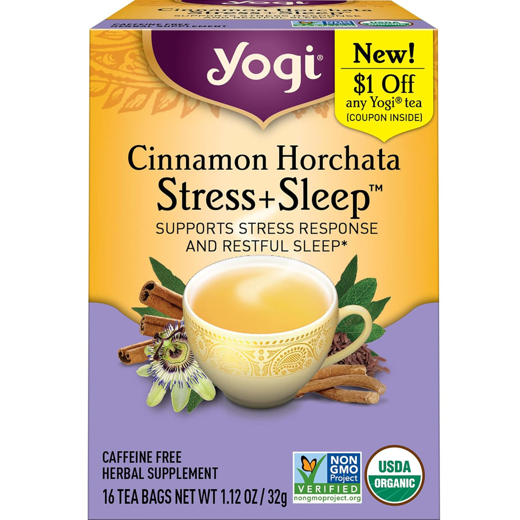 Cinnamon Horchata Stress+Sleep Yogi Tea