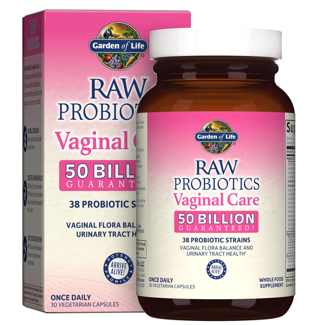 G.O.L. Raw Probiotics Vaginal Care 30vc