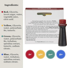 Load image into Gallery viewer, Watkins Assorted Food Coloring 4- 0.3oz
