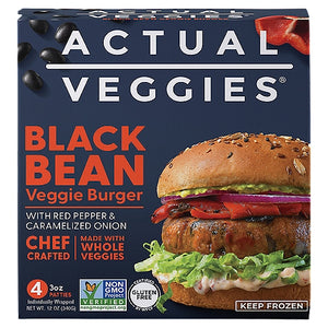 Actual Veggies Black Bean Burger 12oz