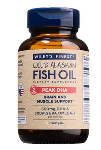 Fish Oil Peak DHA 600mg Wild Alaskan