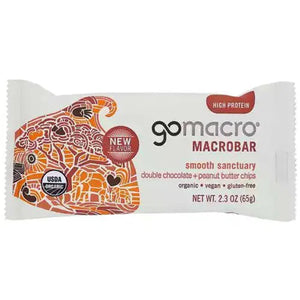 Gomacro Smooth Sanctuary Double Chocolate + Peanut Butter Chips 2.3oz