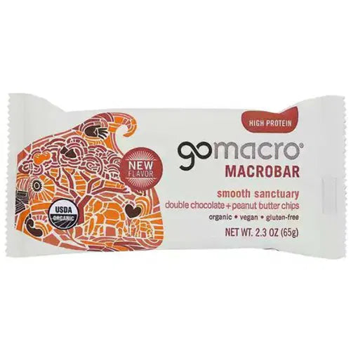 Gomacro Smooth Sanctuary Double Chocolate + Peanut Butter Chips 2.3oz