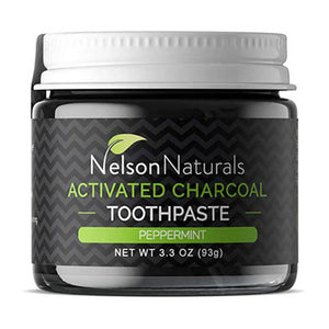 Nelson Naturals Activated Charcoal Toothpaste Peppermint