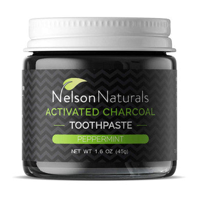 Nelson Naturals Activated Charcoal Peppermint Toothpaste