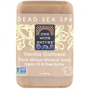 One WIth Nature Vanilla Oatmeal Bar Soap 7 oz