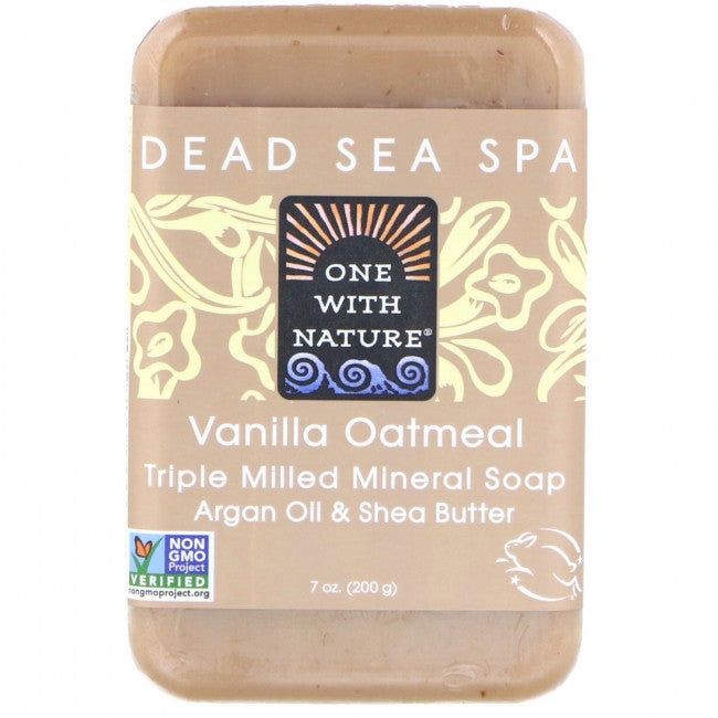 One WIth Nature Vanilla Oatmeal Bar Soap 7 oz