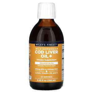Cod Liver Oil+ Orange flavored Wild Norwegian