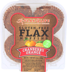 Flax 4 Life Flax Muffin Cranberry and Orange