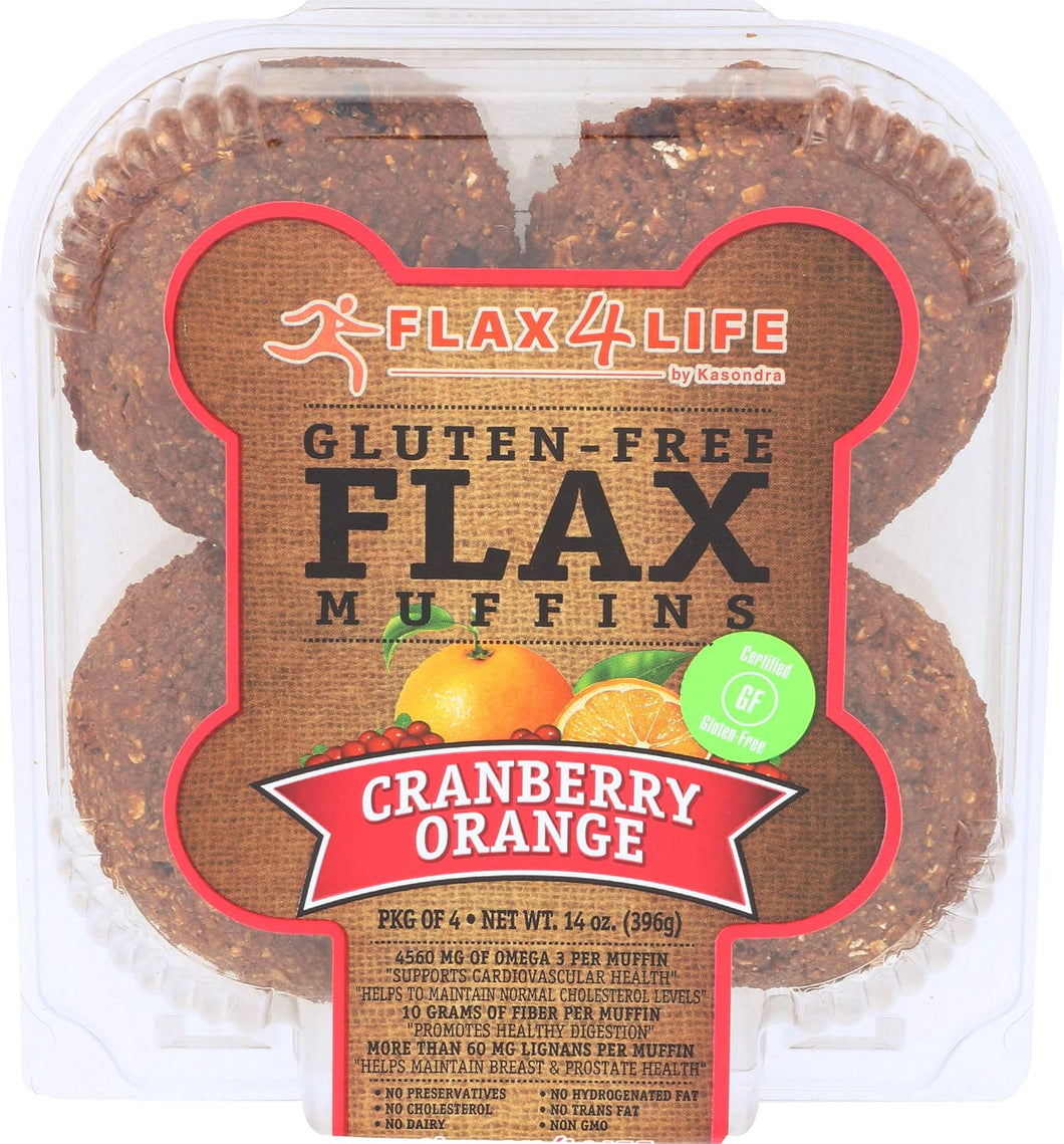 Flax 4 Life Flax Muffin Cranberry and Orange