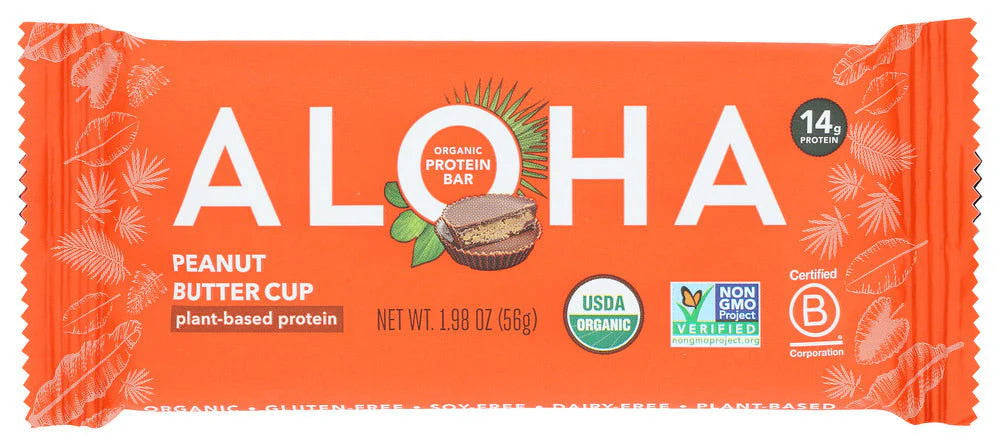 Aloha Organic Peanut Butter Cup Bar 1.98oz